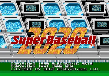 Super Baseball 2020 (USA, Europe) screen shot title